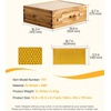 image:imageVEVOR 10 Frame Bee Hive Beeswax Coated Fir Wood Bee Hives Starter Kit Bee Boxes Langstroth Beehive Kit Transparent Acrylic Windows with Foundations for Beginners Pro BeekeepersMedium Super Box