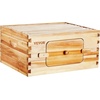 image:imageVEVOR 10 Frame Bee Hive Beeswax Coated Fir Wood Bee Hives Starter Kit Bee Boxes Langstroth Beehive Kit Transparent Acrylic Windows with Foundations for Beginners Pro BeekeepersDeep Brood Box