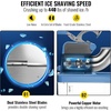 image:imageVEVOR 110V Commercial Ice Crusher 440LBSH ETL Approved 300W Electric Blue Snow Cone Machine Bars amp Tablecraft Free Flow Pourers Black 12PackBlue