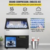 image:imageVEVOR 110V Commercial Ice Maker Machine 440LBS24H ETL Approved Stainless Steel Ice Machine with 77LBS Bin Air Cooling Professional Refrigeration Equipment Scoop and Connection Hose Includedwhite