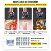 image:imageVEVOR 110V Commercial Ice Maker Machine 440LBS24H ETL Approved Stainless Steel Ice Machine with 77LBS Bin Air Cooling Professional Refrigeration Equipment Scoop and Connection Hose Includedwhite