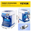 image:imageVEVOR 110V Electric Shaved Ice Machine 250W Snow Cone Maker Tabletop wAdjustable Ice Texture Ice Shaving Machine 265LBshr for Home and Commerical Use amp Tablecraft Free Flow Pourers Black 12Pack