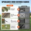 image:imageVEVOR 12  12ft 6 Sided Popup Canopy Shelter Tent with Mesh Windows Portable Carry Bag Stakes Large Shade Tents for Outdoor Camping Lawn and Backyard BrownBeigeArmy Green