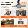 image:imageVEVOR 12  12ft 6 Sided Popup Canopy Shelter Tent with Mesh Windows Portable Carry Bag Stakes Large Shade Tents for Outdoor Camping Lawn and Backyard BrownBeigeArmy Green