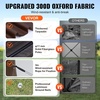 image:imageVEVOR 12  12ft 6 Sided Popup Canopy Shelter Tent with Mesh Windows Portable Carry Bag Stakes Large Shade Tents for Outdoor Camping Lawn and Backyard BrownBeigeBrown