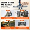 image:imageVEVOR 12  12ft 6 Sided Popup Canopy Shelter Tent with Mesh Windows Portable Carry Bag Stakes Large Shade Tents for Outdoor Camping Lawn and Backyard BrownBeigeArmy Green