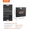image:imageVEVOR 12 Drive Impact Socket Set 65 Piece SAE 38 to 114 and Metric 1024mm 6 Point CrV Alloy Steel for Auto Repair EasytoRead Size Markings Rugged Construction Storage Case12 43PCS