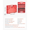 image:imageVEVOR 12 Drive Impact Socket Set 65 Piece SAE 38 to 114 and Metric 1024mm 6 Point CrV Alloy Steel for Auto Repair EasytoRead Size Markings Rugged Construction Storage Case38 64 PCS