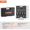 image:imageVEVOR 12 Drive Impact Socket Set 65 Piece SAE 38 to 114 and Metric 1024mm 6 Point CrV Alloy Steel for Auto Repair EasytoRead Size Markings Rugged Construction Storage Case1 8PCS CRMO
