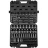 image:imageVEVOR 12 Drive Impact Socket Set 65 Piece SAE 38 to 114 and Metric 1024mm 6 Point CrV Alloy Steel for Auto Repair EasytoRead Size Markings Rugged Construction Storage Case38 90PCS Swivel CRMO