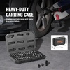 image:imageVEVOR 12 Drive Impact Socket Set 65 Piece SAE 38 to 114 and Metric 1024mm 6 Point CrV Alloy Steel for Auto Repair EasytoRead Size Markings Rugged Construction Storage Case14 48PCS CRMO