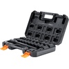 image:imageVEVOR 12 Drive Impact Socket Set 65 Piece SAE 38 to 114 and Metric 1024mm 6 Point CrV Alloy Steel for Auto Repair EasytoRead Size Markings Rugged Construction Storage Case12 23PCS