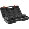 image:imageVEVOR 12 Drive Impact Socket Set 65 Piece SAE 38 to 114 and Metric 1024mm 6 Point CrV Alloy Steel for Auto Repair EasytoRead Size Markings Rugged Construction Storage Case34 8PCS CRMO