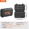 image:imageVEVOR 12 Drive Impact Socket Set 65 Piece SAE 38 to 114 and Metric 1024mm 6 Point CrV Alloy Steel for Auto Repair EasytoRead Size Markings Rugged Construction Storage Case14 48PCS CRMO