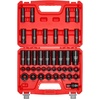 image:imageVEVOR 12 Drive Impact Socket Set 65 Piece SAE 38 to 114 and Metric 1024mm 6 Point CrV Alloy Steel for Auto Repair EasytoRead Size Markings Rugged Construction Storage Case12 39 PCS