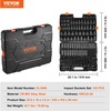 image:imageVEVOR 12 Drive Impact Socket Set 65 Piece SAE 38 to 114 and Metric 1024mm 6 Point CrV Alloy Steel for Auto Repair EasytoRead Size Markings Rugged Construction Storage Case12  38 130PCS CRMO