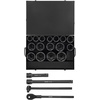 image:imageVEVOR 12 Drive Impact Socket Set 65 Piece SAE 38 to 114 and Metric 1024mm 6 Point CrV Alloy Steel for Auto Repair EasytoRead Size Markings Rugged Construction Storage Case1 21 PCS