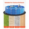 image:imageVEVOR 12 Foot Round Pool Liner Pad for Above Ground Swimming Pool Heavy Duty Above Ground Pool Pad Mat Protect Pool Liners Prevent Punctures and Weed Barriers Durable Geotextile Material