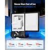 image:imageVEVOR 15 W Under Counter Ice Maker 15 LBSDay Crescent Ice Maker Builtin with 11LBS Storage Bin amp Reversible Door Freestanding IceMaking Machine for Commercial Home Kitchens  No Drain Required1752 x 15 x 252 in