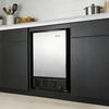 image:imageVEVOR 15 W Under Counter Ice Maker 15 LBSDay Crescent Ice Maker Builtin with 11LBS Storage Bin amp Reversible Door Freestanding IceMaking Machine for Commercial Home Kitchens  No Drain Required1752 x 15 x 252 in