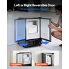 image:imageVEVOR 15 W Under Counter Ice Maker 15 LBSDay Crescent Ice Maker Builtin with 11LBS Storage Bin amp Reversible Door Freestanding IceMaking Machine for Commercial Home Kitchens  No Drain Required1752 x 15 x 252 in