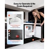 image:imageVEVOR 15 W Under Counter Ice Maker 15 LBSDay Crescent Ice Maker Builtin with 11LBS Storage Bin amp Reversible Door Freestanding IceMaking Machine for Commercial Home Kitchens  No Drain Required1752 x 15 x 252 in