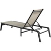 image:imageVEVOR 2 Pcs Chaise Lounge Chairs Outdoor Aluminum Patio Lounge Chair with Adjustable 5Position Folding Pool Chairs Recliner and Full Flat Tanning Chair for Patio Beach Pool Blue 2 pcsKhaki