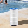 image:imageVEVOR 2026 PRO Cartridge Pool Filter Tank amp Element for Above Ground amp Inground Pools Large 320325Sq Ft Cleaner System Compatible WPumps 2 to 25 HP Up to 11769 GPH for Pools Up to 94150 GallonsElement Only