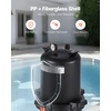 image:imageVEVOR 2026 PRO Cartridge Pool Filter Tank amp Element for Above Ground amp Inground Pools Large 320325Sq Ft Cleaner System Compatible WPumps 2 to 25 HP Up to 11769 GPH for Pools Up to 94150 GallonsCartridge Tank  Element