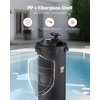 image:imageVEVOR 2026 PRO Cartridge Pool Filter Tank amp Element for Above Ground amp Inground Pools Large 320325Sq Ft Cleaner System Compatible WPumps 2 to 25 HP Up to 11769 GPH for Pools Up to 94150 GallonsCartridge Tank  Element