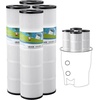 image:imageVEVOR 2026 PRO Cartridge Pool Filter Tank amp Element for Above Ground amp Inground Pools Large 320325Sq Ft Cleaner System Compatible WPumps 2 to 25 HP Up to 11769 GPH for Pools Up to 94150 GallonsElement Only