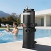 image:imageVEVOR 2026 PRO Cartridge Pool Filter Tank amp Element for Above Ground amp Inground Pools Large 320325Sq Ft Cleaner System Compatible WPumps 2 to 25 HP Up to 11769 GPH for Pools Up to 94150 GallonsCartridge Tank  Element