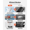 image:imageVEVOR 2026 PRO Cartridge Pool Filter Tank amp Element for Above Ground amp Inground Pools Large 320325Sq Ft Cleaner System Compatible WPumps 2 to 25 HP Up to 11769 GPH for Pools Up to 94150 GallonsCartridge Tank  Element