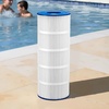 image:imageVEVOR 2026 PRO Cartridge Pool Filter Tank amp Element for Above Ground amp Inground Pools Large 320325Sq Ft Cleaner System Compatible WPumps 2 to 25 HP Up to 11769 GPH for Pools Up to 94150 GallonsElement Only