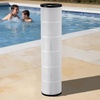 image:imageVEVOR 2026 PRO Cartridge Pool Filter Tank amp Element for Above Ground amp Inground Pools Large 320325Sq Ft Cleaner System Compatible WPumps 2 to 25 HP Up to 11769 GPH for Pools Up to 94150 GallonsElement Only