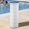 image:imageVEVOR 2026 PRO Cartridge Pool Filter Tank amp Element for Above Ground amp Inground Pools Large 320325Sq Ft Cleaner System Compatible WPumps 2 to 25 HP Up to 11769 GPH for Pools Up to 94150 GallonsElement Only