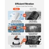 image:imageVEVOR 2026 PRO Cartridge Pool Filter Tank amp Element for Above Ground amp Inground Pools Large 320325Sq Ft Cleaner System Compatible WPumps 2 to 25 HP Up to 11769 GPH for Pools Up to 94150 GallonsCartridge Tank  Element