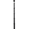 image:imageVEVOR 20FT Telescoping Flag Pole Kit Heavy Duty Aluminum Alloy in Ground Flag Poles for Outside 3 Display Modes Flagpole with 3x5 American Flag Professional Accessories SilverBlack