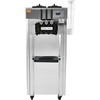 image:imageVEVOR 2200W Commercial Soft Ice Cream Machine 3 Flavors 53 to 74Gallon per Hour PreCooling at Night Auto Clean LCDPanel for Restaurants Snack Bar Sliver