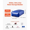 image:imageVEVOR 240L634 Gallon Water Storage Bladder Portable RV Water Tank 1000D PVC Collapsible Water Storage Containers Soft Water Storage Bag Water Bladder Fire Prevention Camping Emergency WaterBlue