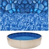 image:imageVEVOR 24ft Round Above Ground Pool Liner Unibead Pool Liners Standard Gauge 52inch Wall Height Designed for Steel Sided AboveGround Swimming PoolsRound