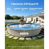 image:imageVEVOR 24ft Round Above Ground Pool Liner Unibead Pool Liners Standard Gauge 52inch Wall Height Designed for Steel Sided AboveGround Swimming PoolsRound