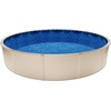 image:imageVEVOR 24ft Round Above Ground Pool Liner Unibead Pool Liners Standard Gauge 52inch Wall Height Designed for Steel Sided AboveGround Swimming PoolsRound