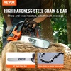 image:imageVEVOR 254 CC 2Cycle Top Handle Gas Powered Chainsaw 12 Inch Petrol Handheld Cordless Chain Saw for Tree Wood Cutting58CC 20inch