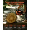 image:imageVEVOR 254 CC 2Cycle Top Handle Gas Powered Chainsaw 12 Inch Petrol Handheld Cordless Chain Saw for Tree Wood Cutting62CC 20inch