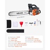 image:imageVEVOR 254 CC 2Cycle Top Handle Gas Powered Chainsaw 12 Inch Petrol Handheld Cordless Chain Saw for Tree Wood Cutting62CC 20inch