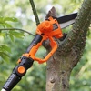 image:imageVEVOR 2in1 Cordless Pole Saw amp Mini Chainsaw 20V 2Ah Battery Pole Chainsaw 5 Cutting Capacity 14Ft Reach Pole Saw for Branch Cutting amp Tree Trimming Battery and Blade Cover Included20V 4Ah renewed