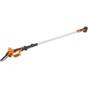 image:imageVEVOR 2in1 Cordless Pole Saw amp Mini Chainsaw 20V 2Ah Battery Pole Chainsaw 5 Cutting Capacity 14Ft Reach Pole Saw for Branch Cutting amp Tree Trimming Battery and Blade Cover Included20V 4Ah renewed
