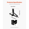 image:imageVEVOR 3 Point Hitch Receiver with 2 in Receiver 3pt Quick Hitch Attachment 3000 lbs Capacity Heavy Duty Tractor Tow Drawbar Adapter Compatible with Kubota Mahindra John Deere Massey FergusonNo Towing Ball