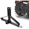 image:imageVEVOR 3 Point Hitch Receiver with 2 in Receiver 3pt Quick Hitch Attachment 3000 lbs Capacity Heavy Duty Tractor Tow Drawbar Adapter Compatible with Kubota Mahindra John Deere Massey FergusonNo Towing Ball